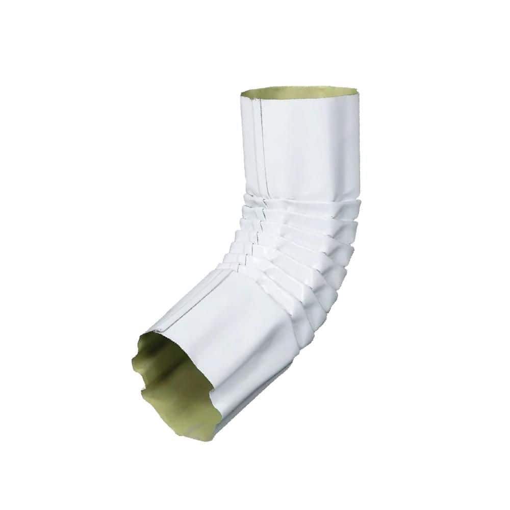 4 in. Hi Gloss 80° White Aluminum Round Corrugated 75° Elbow price history on PriceWatchPro