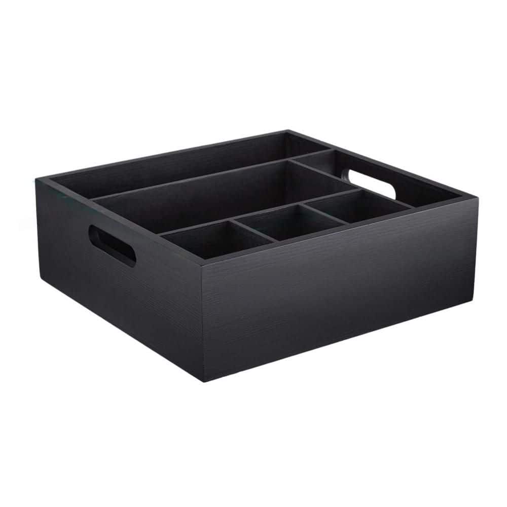 6-Compartment Plate and Utensil Caddy with Handles, Kitchen and Party Organizer for BBQs, Picnics, and Gatherings, Black price history on PriceWatchPro