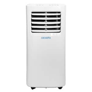 5,100 BTU Portable Air Conditioner Cools 270 Sq. Ft. with Dehumidifier and 2 Fan Speeds in White