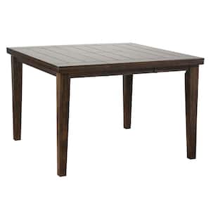 Urbana 54 in. Rectangle Brown Wood Top with Wood Frame (Seats 8)