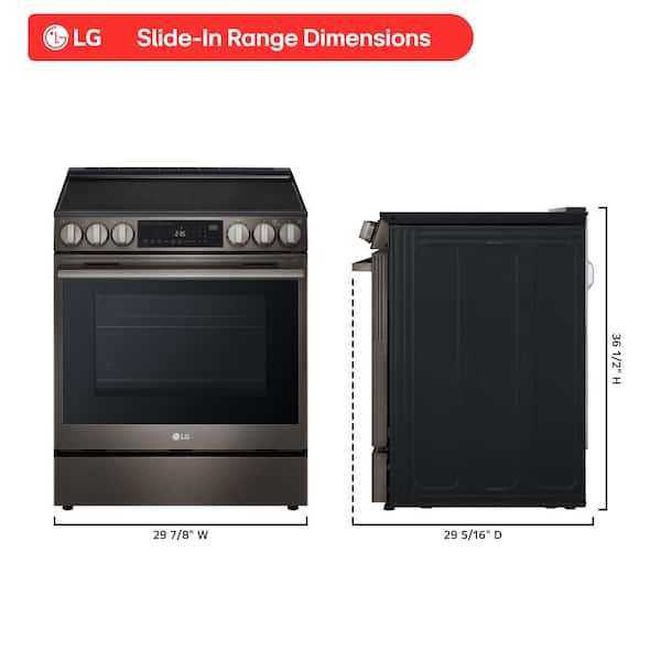 LG 6.3 cu ft. Electric Slide-In Range with ProBake Convection