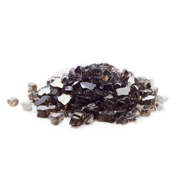 EXOTIC Fire Glass 1/2 in. Bronze Tempered Reflective Fire Glass (10 lbs. Bag)