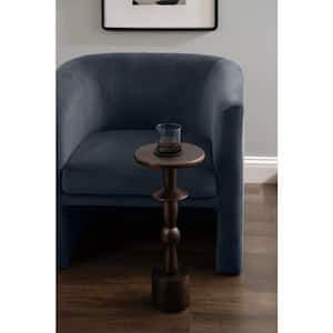 Avenal 9 in. Bronze Round Metal End Table