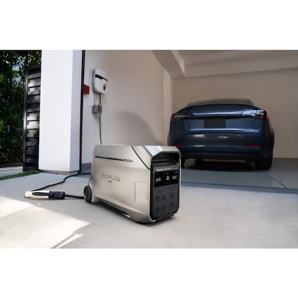 EcoFlow Delta Pro 3 Solar Generator + 2 x 400w Solar Panel, Home Battery Generator for Backup