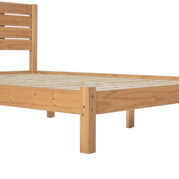 Walker Edison Furniture Company Minimalist Beige Wood Frame Walker Edison Furniture Company Minimalist Beige Wood Frame