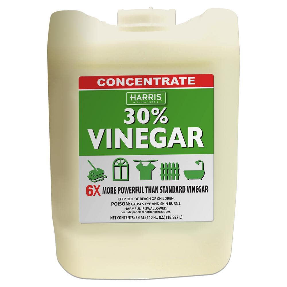Harris 128 oz. 30% Vinegar All Purpose Cleaner Concentrate VINE30-128 - The  Home Depot