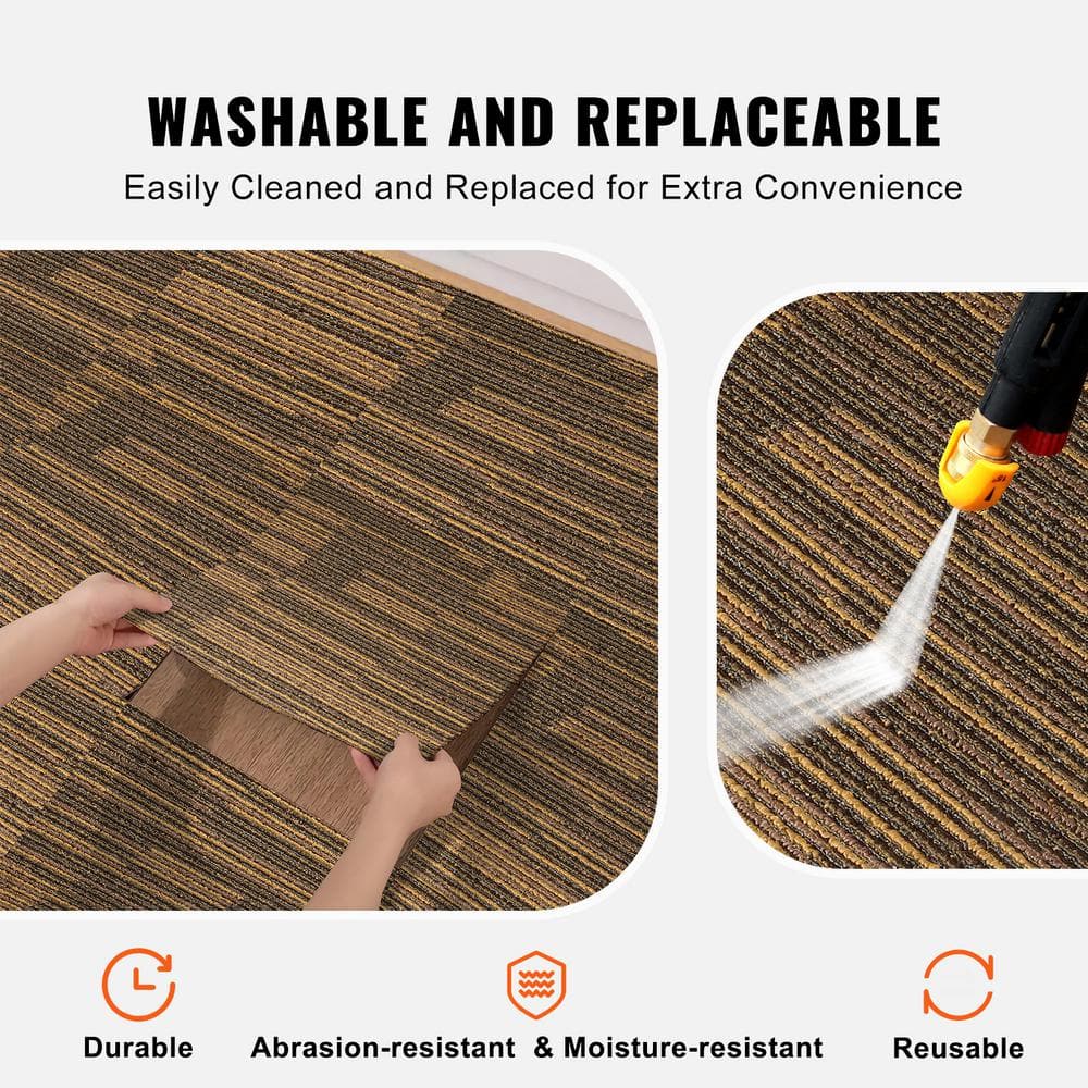 20'' W x 20'' L Level Cut And Loop Polyester Carpet Tile