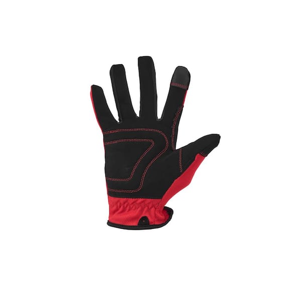 Marshalltown One Size Fits All Red Rubber Construction Gloves, (1-Pair) in  the Work Gloves department at