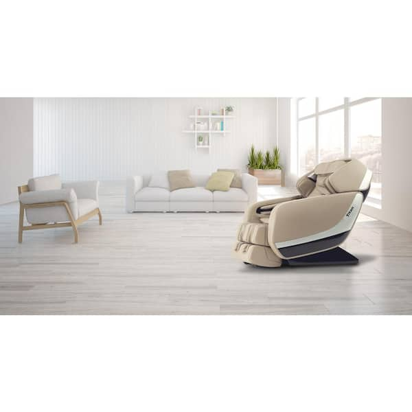 TITAN Jupiter XL Series Grey Faux Leather Reclining 3D Massage