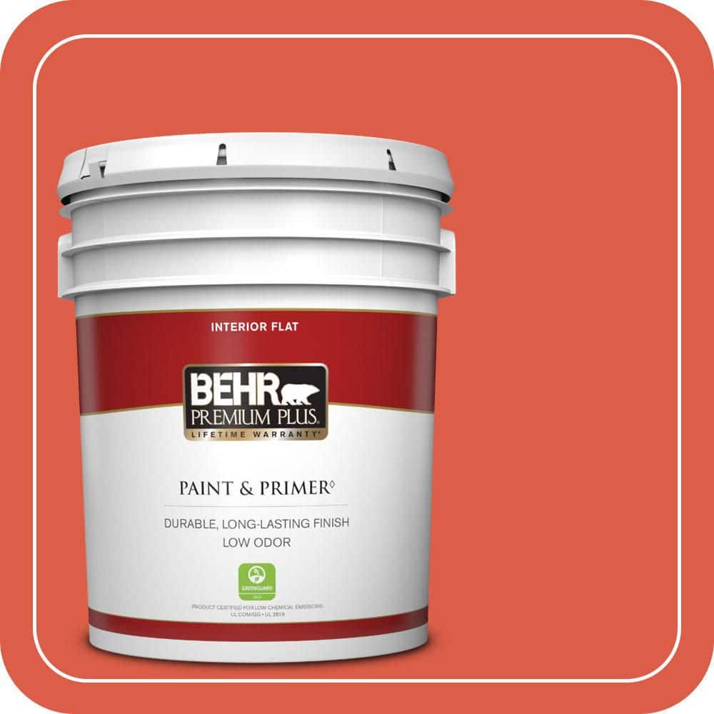 5 gal. #P180-6 Pimento Flat Low Odor Interior Paint & Primer price history on PriceWatchPro