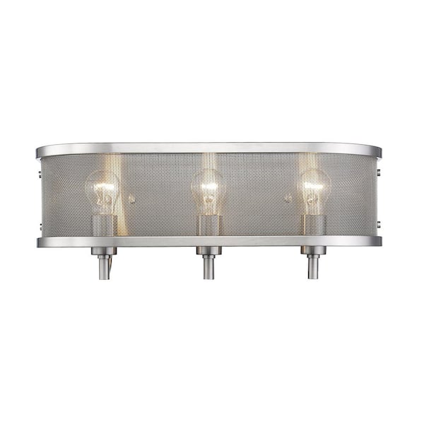 Golden Lighting Colson PW 3-Light Pewter Bath Light