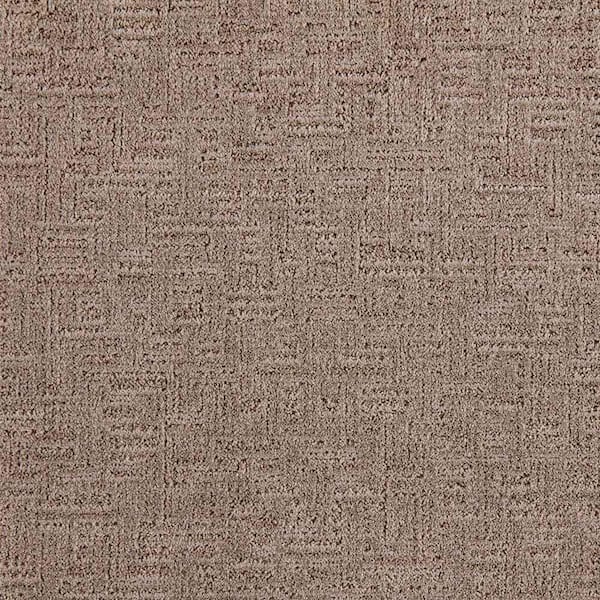 Home Decorators Collection Corry Sound  - Leafless Branch - Brown 38 oz. Polyester Pattern Installed Carpet