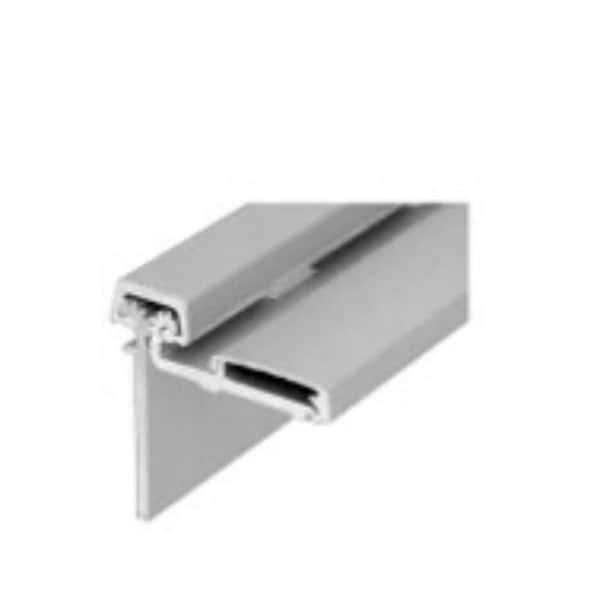 83 in. Heavy Duty Half Surface Continuous No Radius Door Hinge in Aluminum