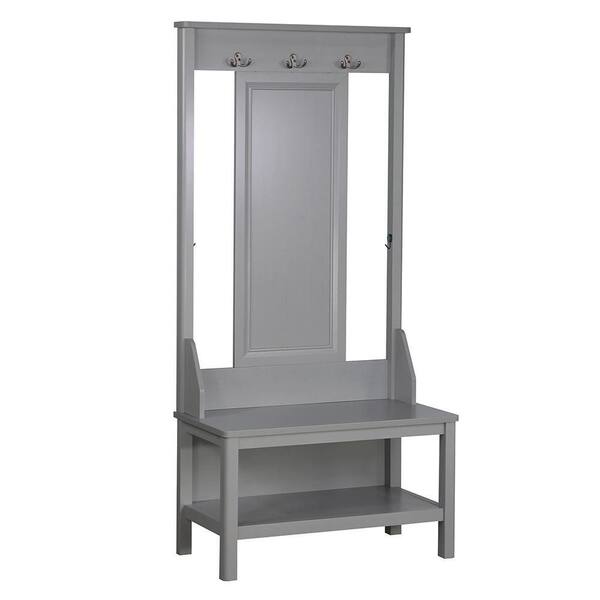 SAINT BIRCH Finley Cape Code Gray Hall Trees SBFL8120HTCG The Home Depot