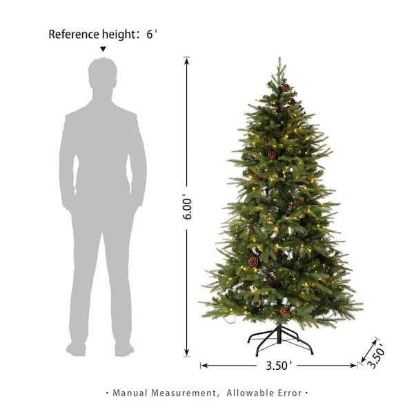 6ft color changing christmas tree