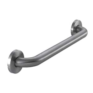 18 in. x 1-1/4 in. Concealed Screw ADA Compliant Grab Bar in Brushed Stainless Steel