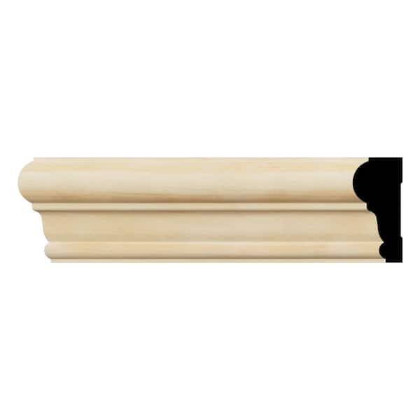 Ekena Millwork WM392 1 in. D x 2.38 in. W x 96 in. L Wood (Pine) Chair Rail Moulding