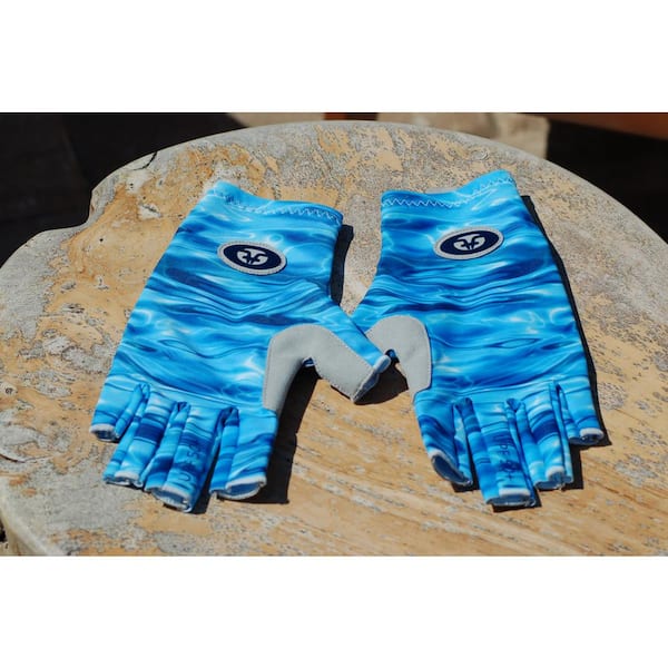Flying Fisherman Sunbandit Pro Series Gloves - Blue Water L / XL