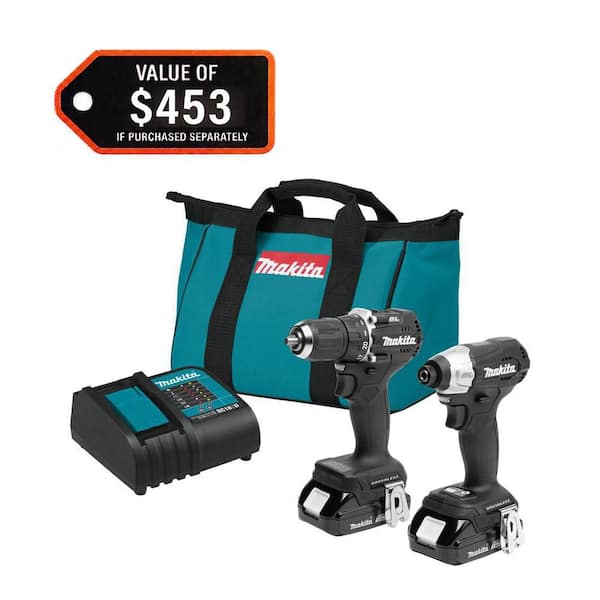 18V LXT Sub-Compact Lithium-Ion Brushless Cordless 2-piece Combo Kit (Driver-Drill/Impact Driver) 1.5Ah