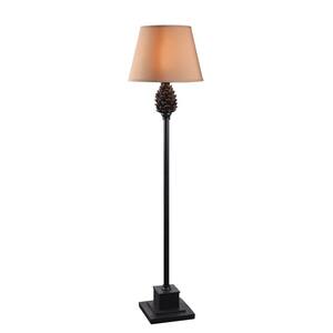 Spruce 59.5 in. Aged Bronze Outdoor Floor Lamp