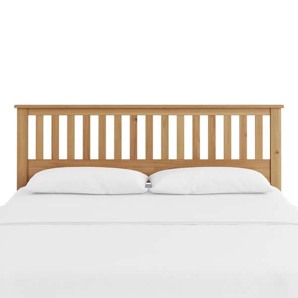 Louis Mission Brown King Panel Headboard