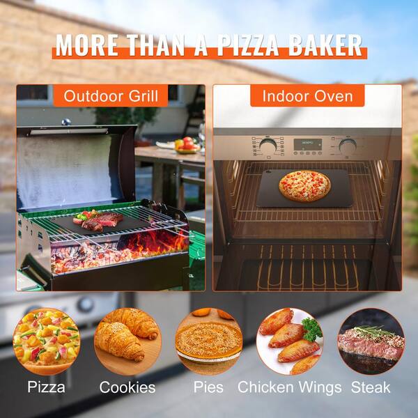 ATLAS STEEL CO. 14x16" Pizza Baking Steel - 1/4" Thick Carbon Steel For Perfect Homemade Pizza & Bread - View #10