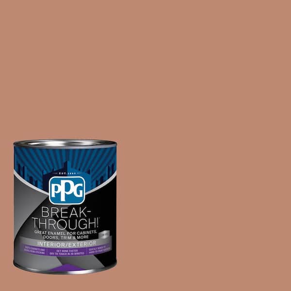 Break-Through! 1 qt. PPG1068-5 Terrazzo Tan Semi-Gloss Door, Trim & Cabinet Paint