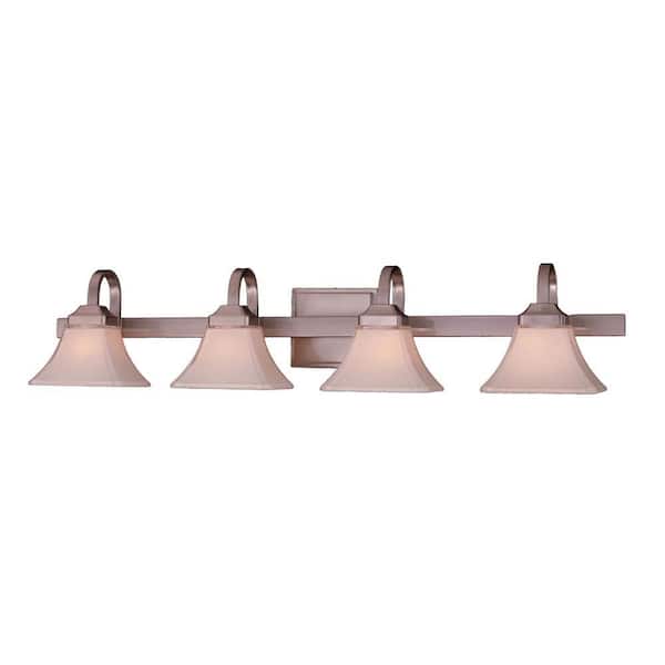 Agilis 4-Light Brushed Nickel Bath Light