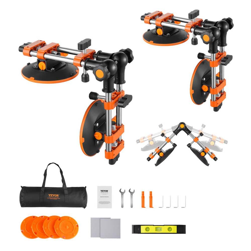 Seamless Seam Setter, 2-Pack with 6 in. Vacuum Suction Cups, 6.1 in. W x 21.26 in. L Pro Pull Bar for Tile Flooring price history on PriceWatchPro
