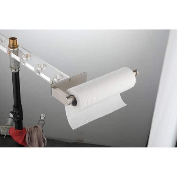HOUSEHOLD ESSENTIALS Leifheit Wall Mount White Paper Towel Holder 25771 -  The Home Depot