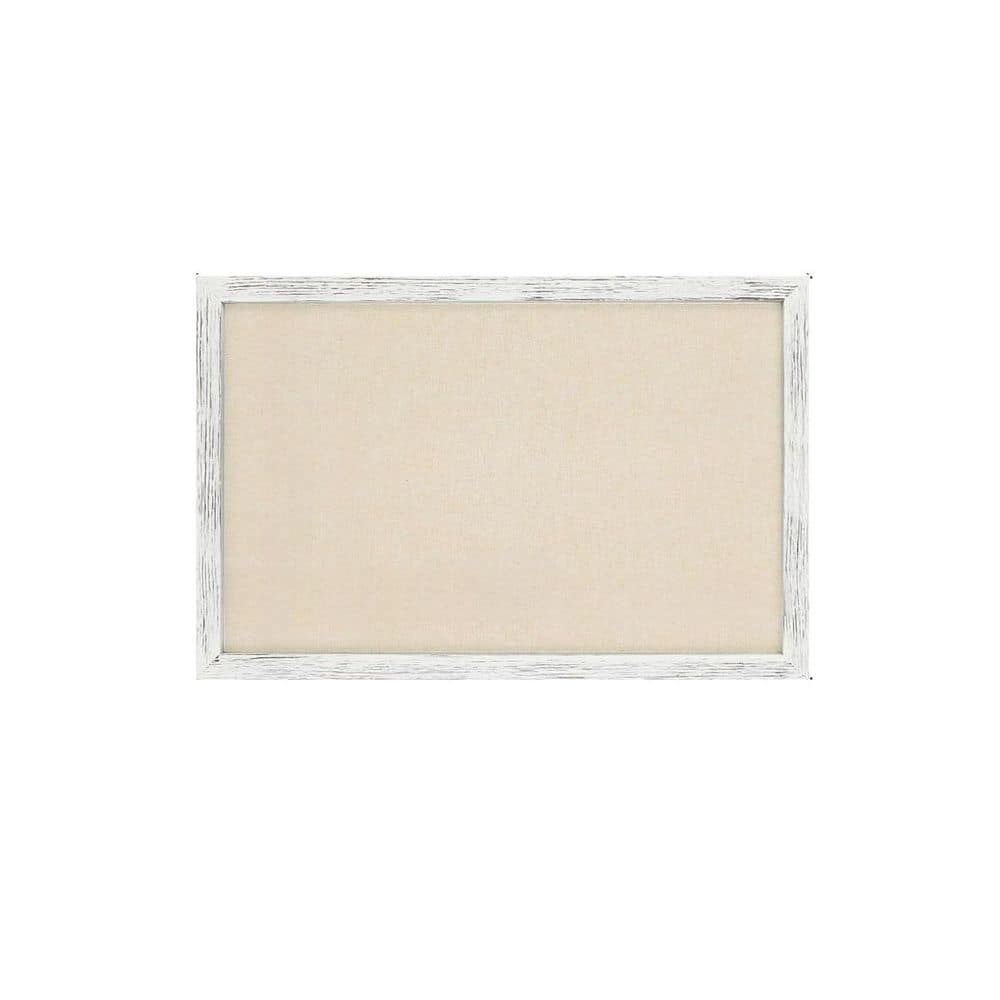16x11 Cork Bulletin Board with Linen, Wood Frame Pin Board, Rustic White, 2 Pack for Office Home Decor School Kitchen price history on PriceWatchPro