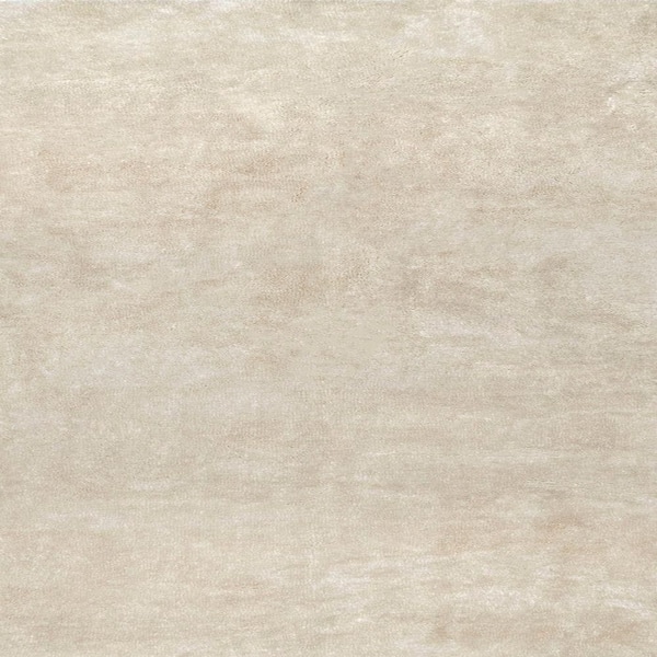 nuLOOM Loni Solid Machine Washable Shag Cream 3 ft. x 10 ft. Runner Rug