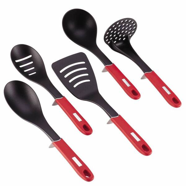 SilverStone CookStand Chilli Red Kitchen Utensil Set (Set of 5)
