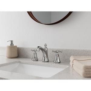 Thurmont 8 in. Widespread 2-Handle Bathroom Faucet in Polished Chrome