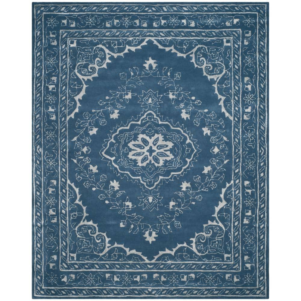 Glamour Blue 8 ft. x 10 ft. Border Area Rug price history on PriceWatchPro
