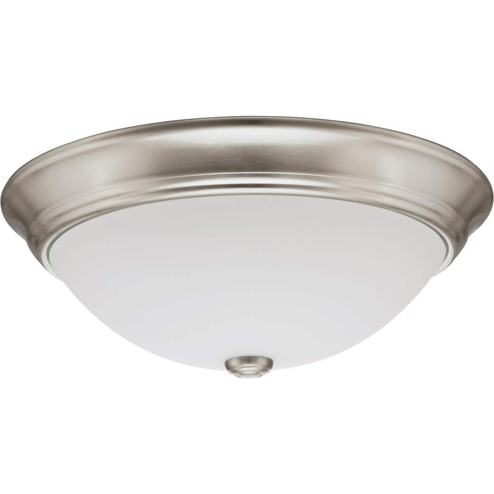 Lithonia Lighting 1-Light Nickel Fluorescent Round Ceiling Light 11983 ...