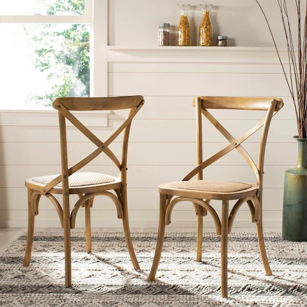 Franklin Light Brown Dining Chair (Set of 2)