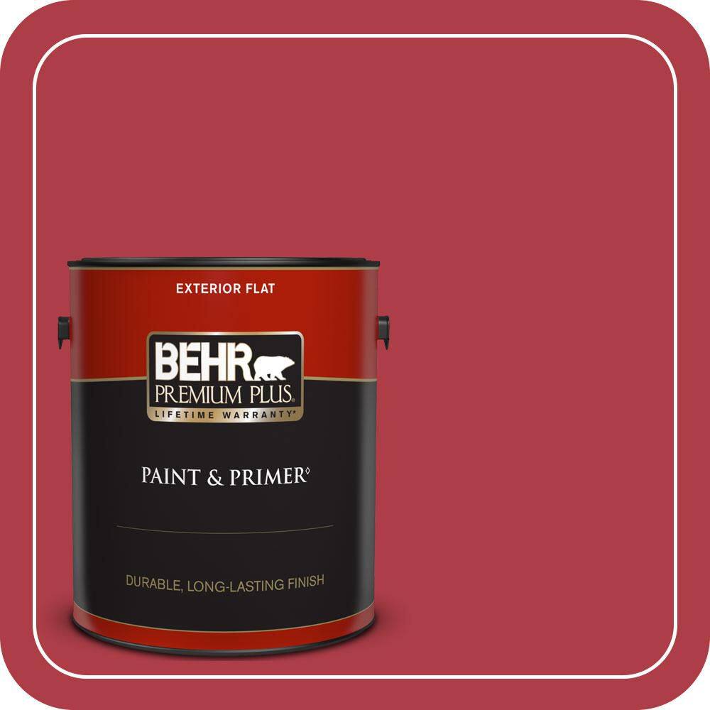 1 gal. #140B-7 Frosted Pomegranate Flat Exterior Paint & Primer price history on PriceWatchPro