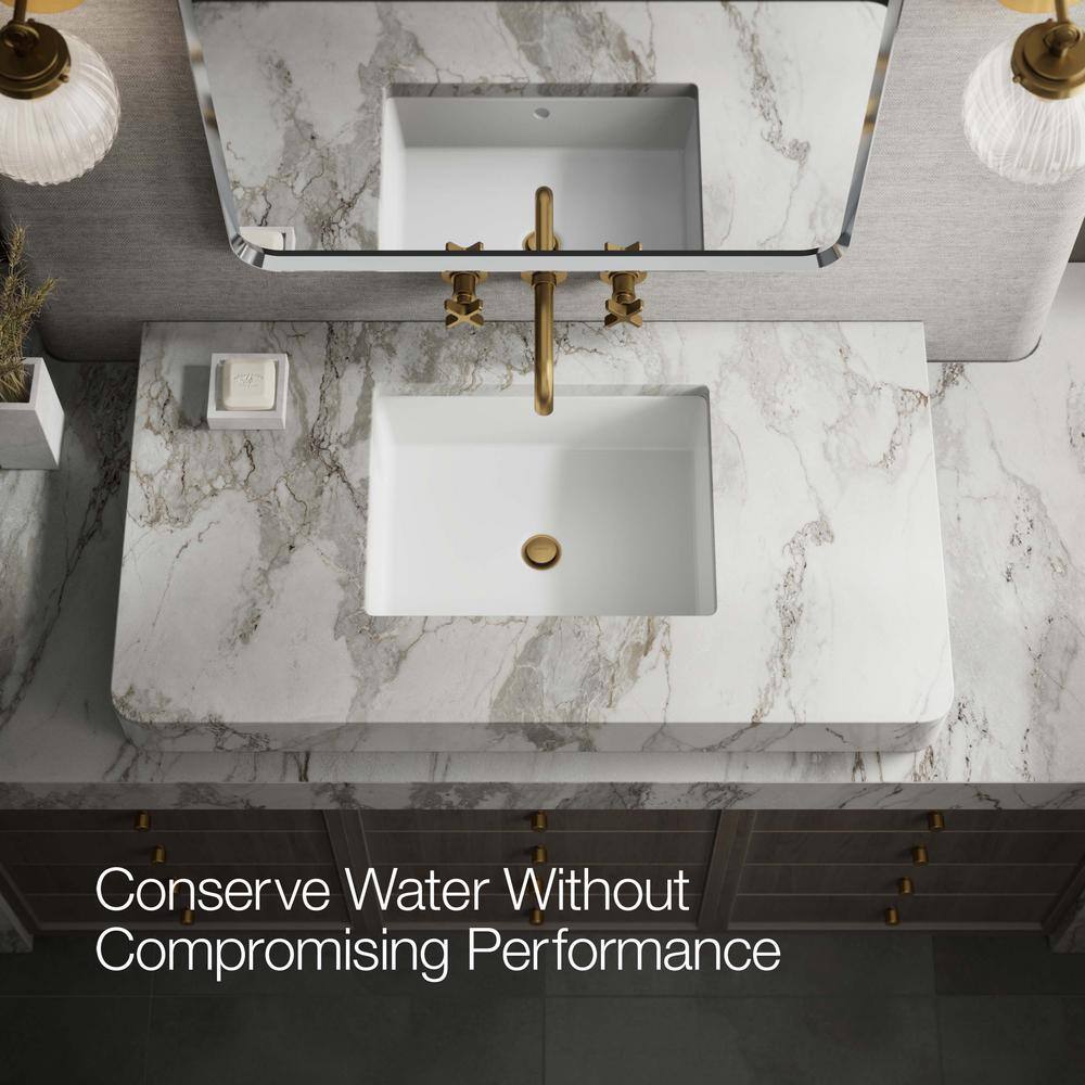 Vibrant Brushed Brass Wall-Mount Bathroom Faucet Set