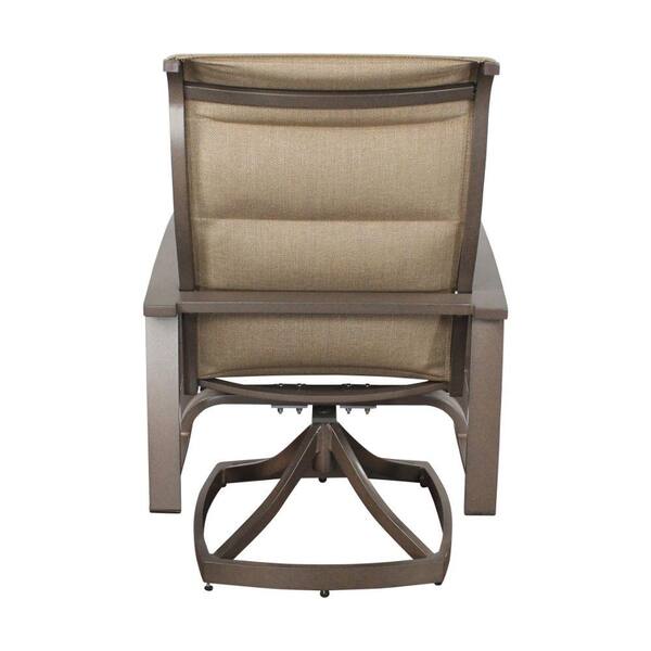 Padded sling deals swivel patio chairs