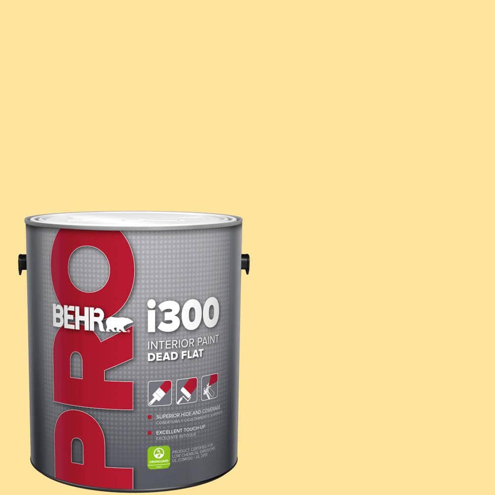 1 gal. #340B-4 Lemon Drops Dead Flat Interior Paint price history on PriceWatchPro