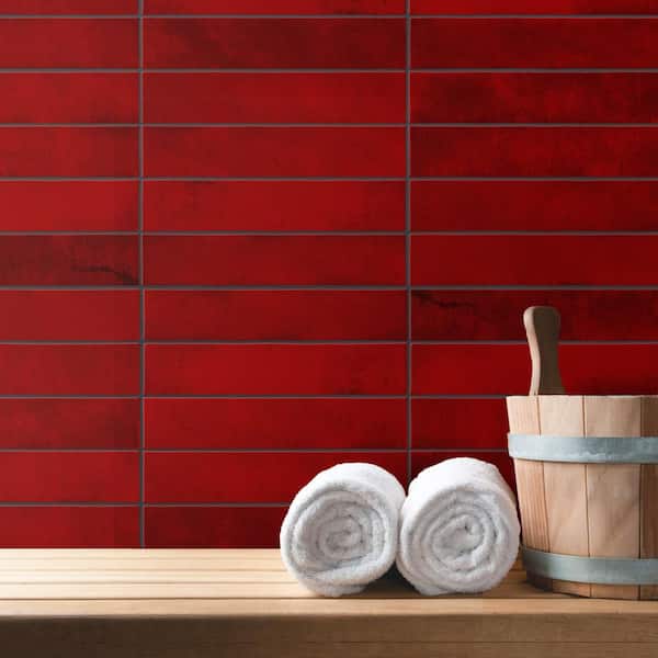 Merola Tile Menorca Volcano 3 in. x 13 in. Ceramic Wall Tile (6.44