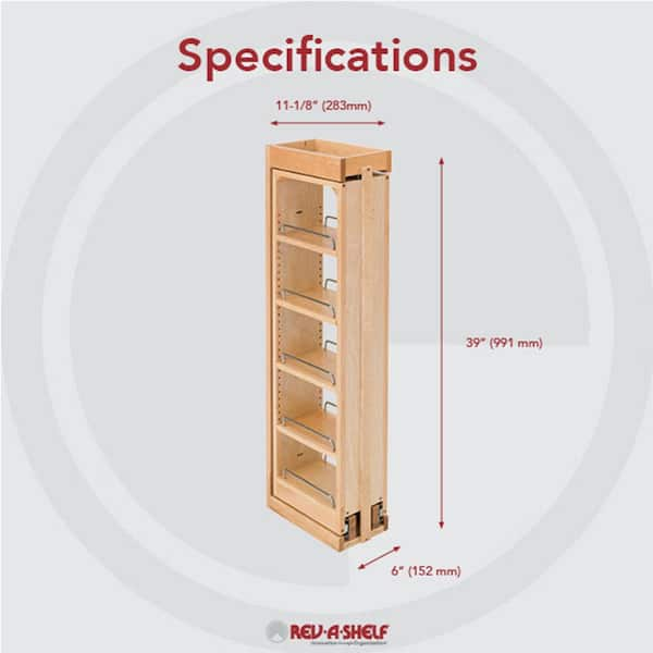 Slide-out organizer for cabinet, 35 cm - simplehuman