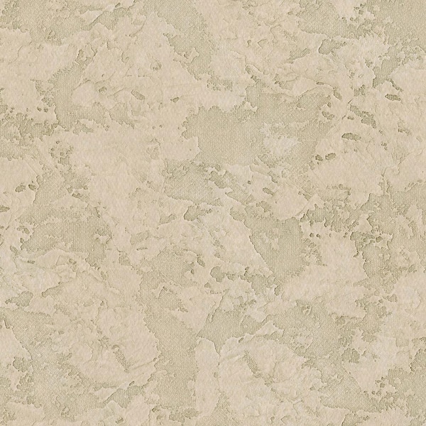 Brewster Khaki Stucco Texture Fabric Strippable Roll Wallpaper (Covers 60.8 sq. ft.)