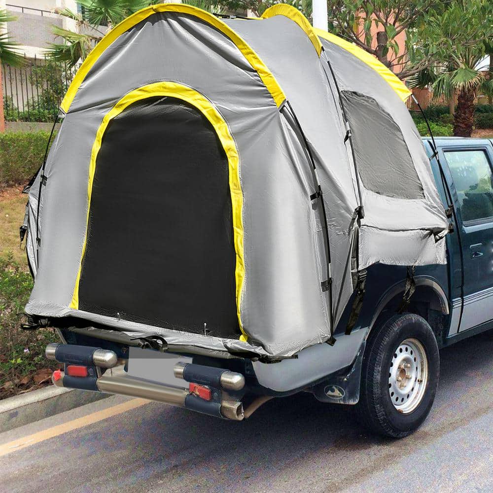 Gray 2-Person Waterproof Camping Tent with Carry Bag