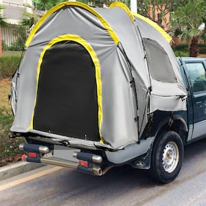 6 ft. Truck Tent Tall Bed Truck Bed Tent 2-Person Sleep Capacity Waterproof Truck Camper with 2 Mesh Windows Pickup Tent
