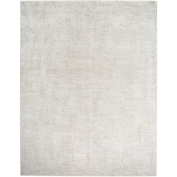 Gakko GKK-2308 7 ft. x 102 in. Machine Woven Rug, White