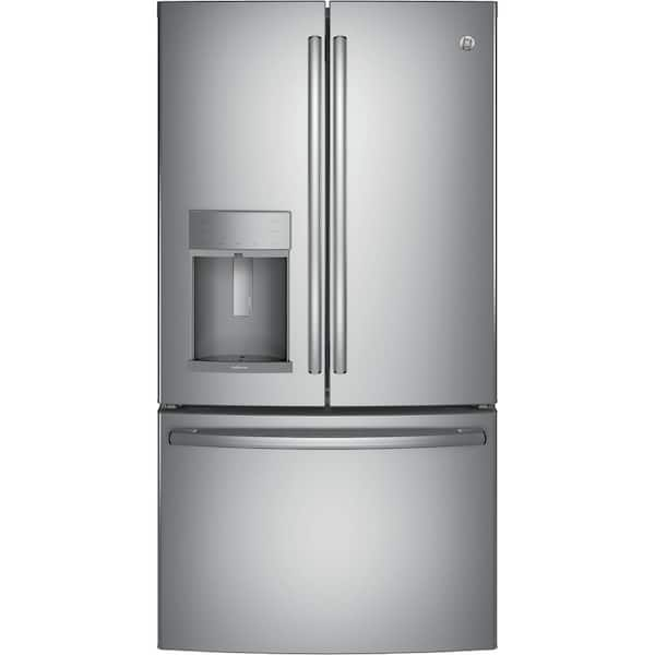 GE Adora 27.8 cu. ft. French Door Refrigerator with Hands Free Autofill in Stainless Steel, ENERGY STAR