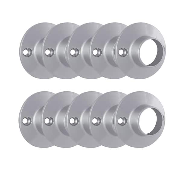 Design House 2.25 in. Polished Chrome Shower Rod Mounting Bracket (10-Pack)