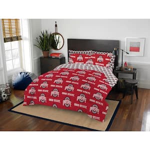 NCAA Rotary Ohio State 7 PC Full Bed In Bag Set